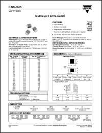 Click here to download ILBB-0805_06 Datasheet