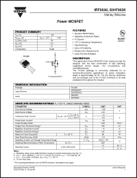 Click here to download IRF9530PBF Datasheet