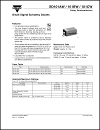 Click here to download SD101AW-GS08 Datasheet