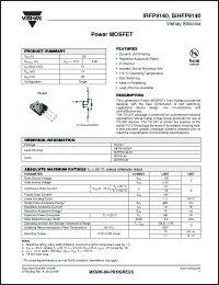 Click here to download SIHFP9140-E3 Datasheet