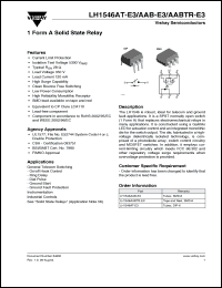 Click here to download LH1546AAB-E3 Datasheet