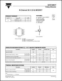 Click here to download SI4410BDY-E3 Datasheet