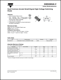 Click here to download GSD2004A-V Datasheet