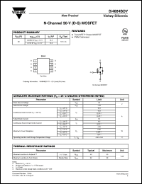Click here to download SI4884BDY-T1 Datasheet