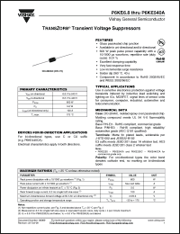 Click here to download P6KE540 Datasheet