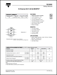 Click here to download SI1026X_08 Datasheet