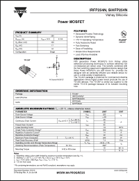 Click here to download SIHFP254N Datasheet