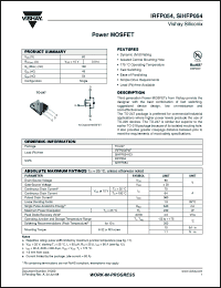 Click here to download IRFP054PBF Datasheet