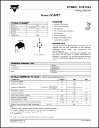 Click here to download SIHFD024 Datasheet