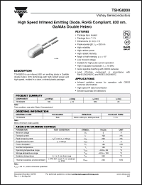 Click here to download TSHG8200 Datasheet