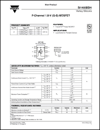 Click here to download SI1405BDH-T1-E3 Datasheet