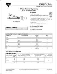 Click here to download ST230SPBF Datasheet