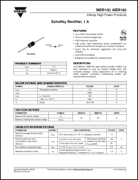 Click here to download MBR160TR Datasheet