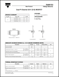 Click here to download SI6981DQ Datasheet