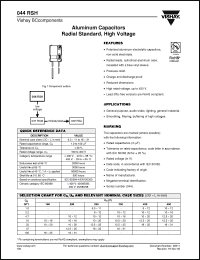 Click here to download 044RSH Datasheet