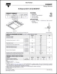 Click here to download SIR890DP Datasheet