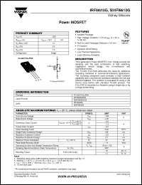 Click here to download IRFI9610G Datasheet