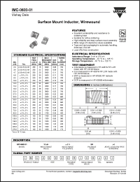 Click here to download IMC-0603-01 Datasheet