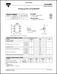 Click here to download SI3424BDV Datasheet