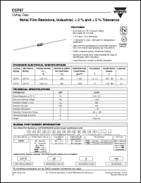 Click here to download CCF072M00GNR36 Datasheet