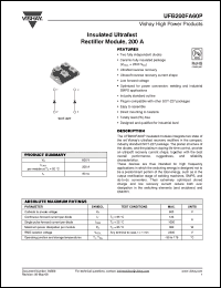 Click here to download UFB200FA60P Datasheet