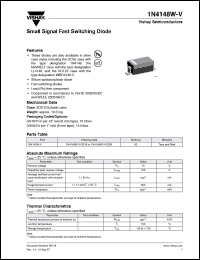 Click here to download 1N4148W-V-GS08 Datasheet