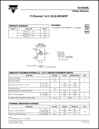 Click here to download SI1305DL_05 Datasheet