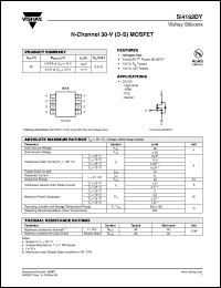 Click here to download SI4162DY Datasheet
