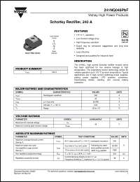 Click here to download 241NQ045PBF Datasheet