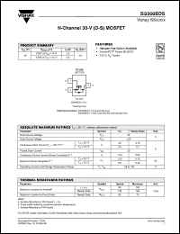 Click here to download SI2306BDS-T1-E3 Datasheet