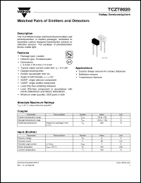 Click here to download TCZT8020_06 Datasheet