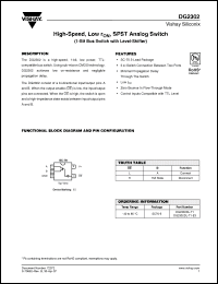 Click here to download DG2302DL-T1 Datasheet