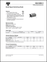 Click here to download 1N4150W-V-GS08 Datasheet