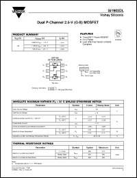 Click here to download SI1903DL-T1 Datasheet