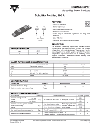 Click here to download 400CNQ045PBF Datasheet