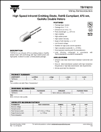 Click here to download TSFF6210 Datasheet