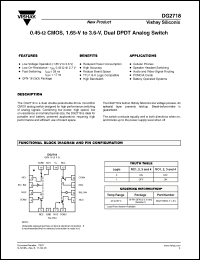 Click here to download DG2718DN-T1-E4 Datasheet