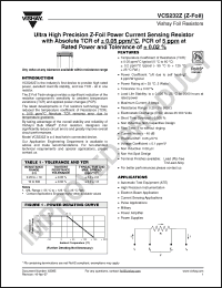 Click here to download VCS232Z_08 Datasheet