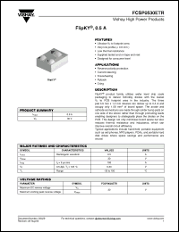 Click here to download FCSP0530ETR Datasheet