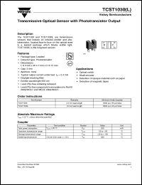 Click here to download TCST1030_06 Datasheet