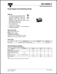 Click here to download 1N4148WS-V-GS08 Datasheet