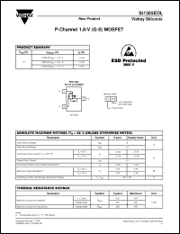 Click here to download SI1305EDL Datasheet