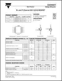 Click here to download SI4559ADY Datasheet