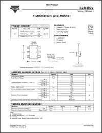 Click here to download SI3493BDV-T1-E3 Datasheet