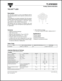 Click here to download TLWW9600 Datasheet