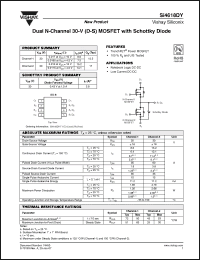 Click here to download SI4618DY Datasheet