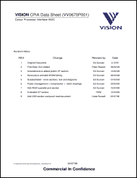Click here to download VV5301B001 Datasheet