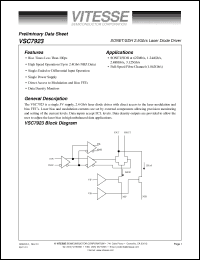 Click here to download VSC7923X Datasheet