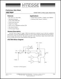 Click here to download VSC7924 Datasheet