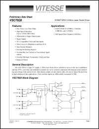 Click here to download VSC7928X Datasheet